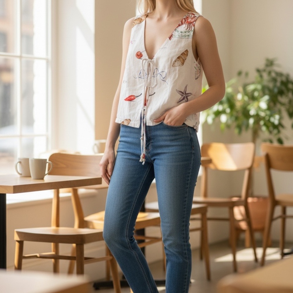 Peppermayo Cream Knit Top